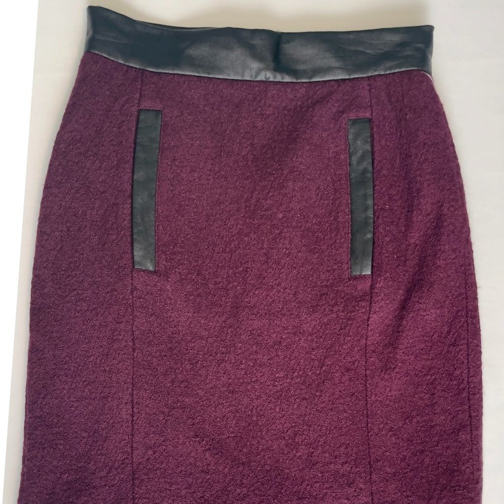 French Connection Plum Skirt Size 2